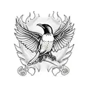 orioles ravens Delaware South Carolina Iowa lgbt  tattoo design idea