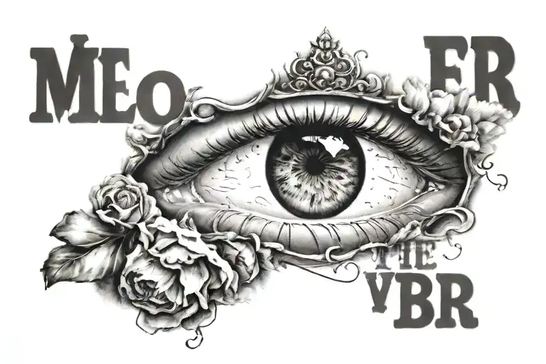 The word "remember" tattoo design idea