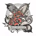 resilience and determination tattoo design idea