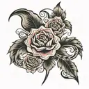resilience and determination tattoo design idea