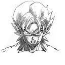dragonball z goku arm tattoo design idea