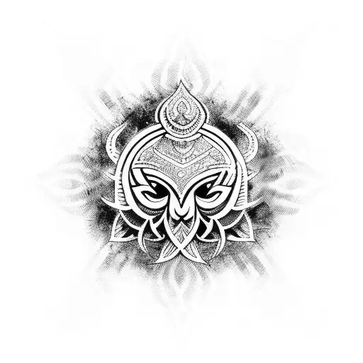dewa brahma tattoo design idea