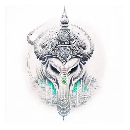 dewa brahma tattoo design idea