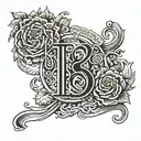 In Roman numerals, the date May 31, 2022, in a thin serif font, with the inscription “animus meus” placed inside the dig tattoo design idea