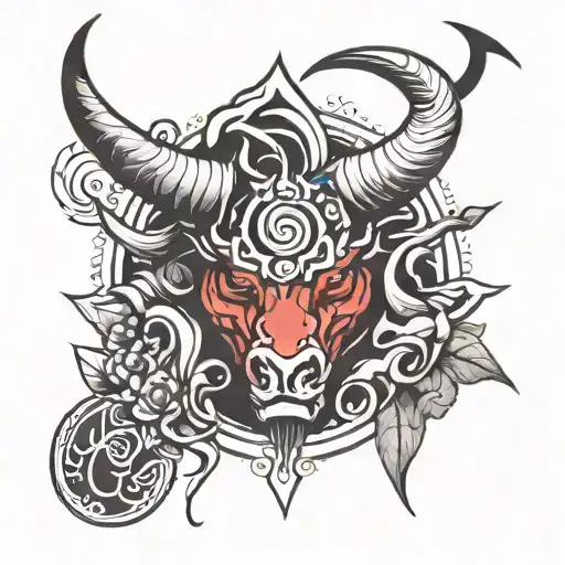 taurus and akatsuki tattoo design idea