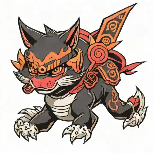 Akatsuki and Hitachi tattoo design idea