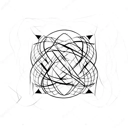 quantum entanglement tattoo design idea