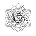 quantum entanglement tattoo design idea