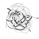 quantum entanglement tattoo design idea