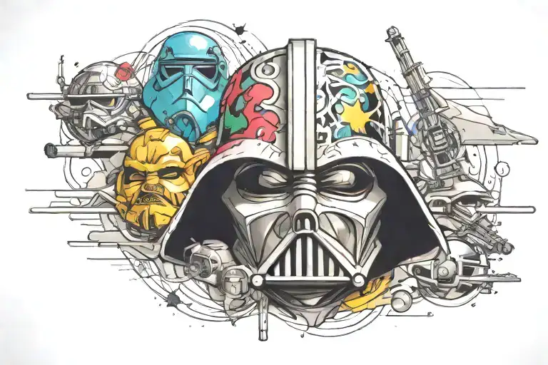 starwars tattoo design idea