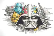 starwars tattoo design idea