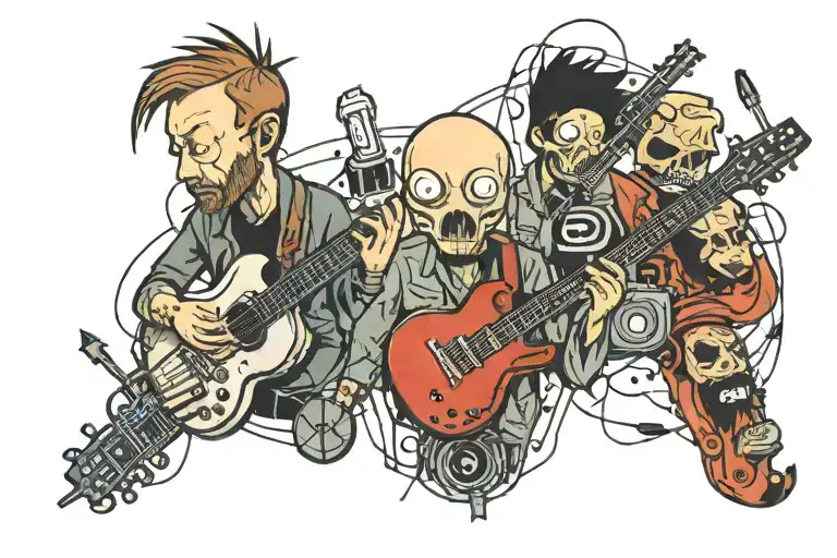 Radiohead tattoo design idea