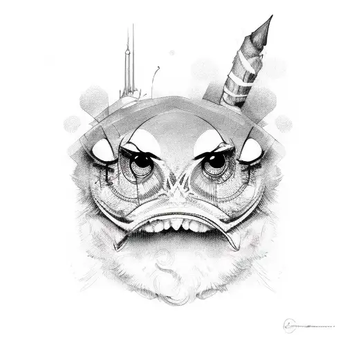 spanish omelette tattoo design idea