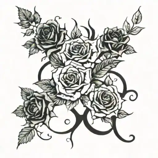 a court of thorns and roses tattoo design idea