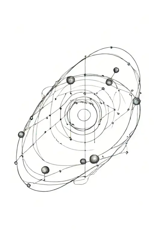 create a tattoo design of gargantua black hole in the middle, on top add endurance ship when damaged from one capsule tattoo design idea