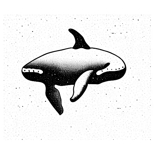 whale astronaut sideral  space tattoo design idea