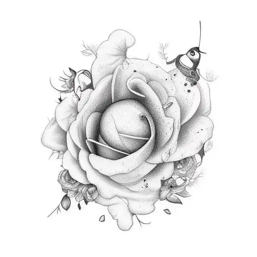 rest in peace tattoo design idea