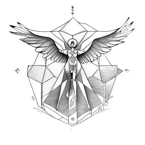 harpy tattoo design idea