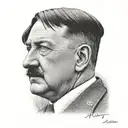 adolf hitler tattoo design idea