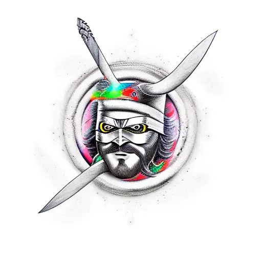 zorro vikingo  tattoo design idea