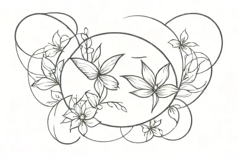 made in heaven tattoo design idea
