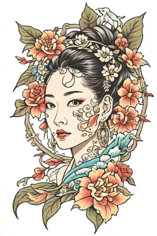 actress jung hoyeon tattoo design idea