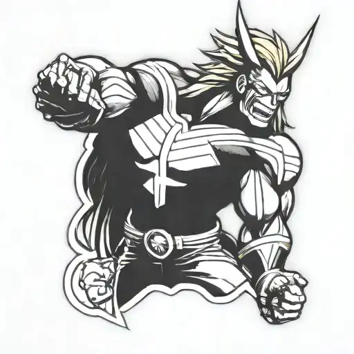 All might  tattoo design idea