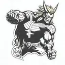 All might  tattoo design idea
