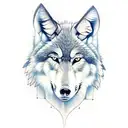 wolf arrow tattoo design idea