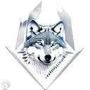wolf arrow tattoo design idea
