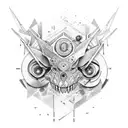 self made, strong, responsible  tattoo design idea