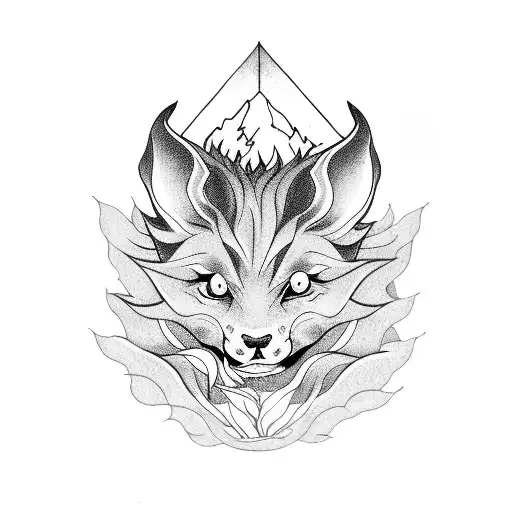 Kurama tattoo design idea