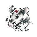 rat kebab tattoo design idea