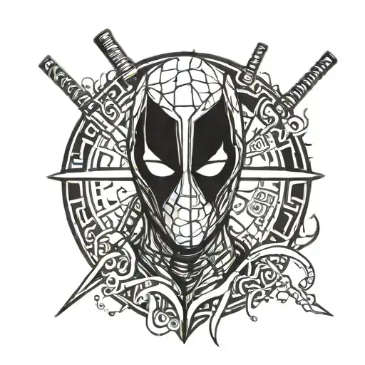 deadpool tattoo design idea