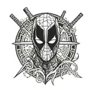 deadpool tattoo design idea