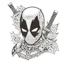 deadpool tattoo design idea