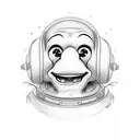 goofy guy tattoo design idea