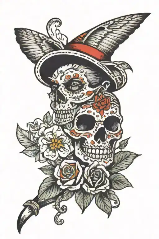 forever young tattoo design idea