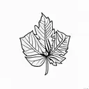 weed leaf tattoo design idea