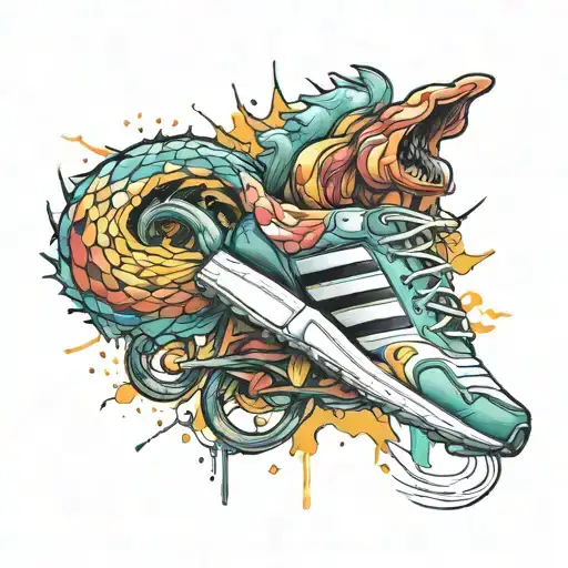 Adidas Mascot tattoo design idea
