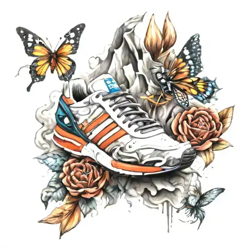 Adidas tattoo design idea