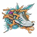 Adidas Mascot tattoo design idea