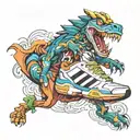 Adidas Mascot tattoo design idea