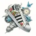 adidas superstar tattoo design idea