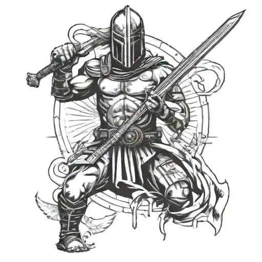 psalm 127 workmen watchmen warrior tattoo design idea