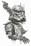 Star Wars  tattoo design idea