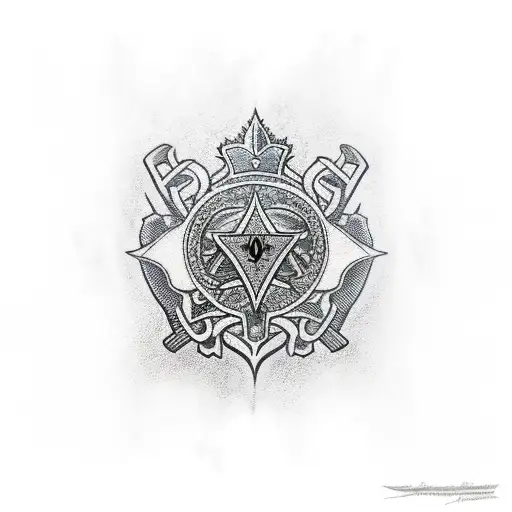 ACE OF SPADES AND CANADIAN FLAG tattoo design idea