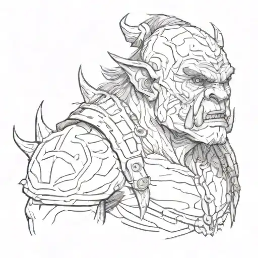 orc svo tattoo design idea