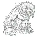 orc svo tattoo design idea