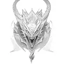 Guts wielding the Dragon Slayer sword tattoo design idea